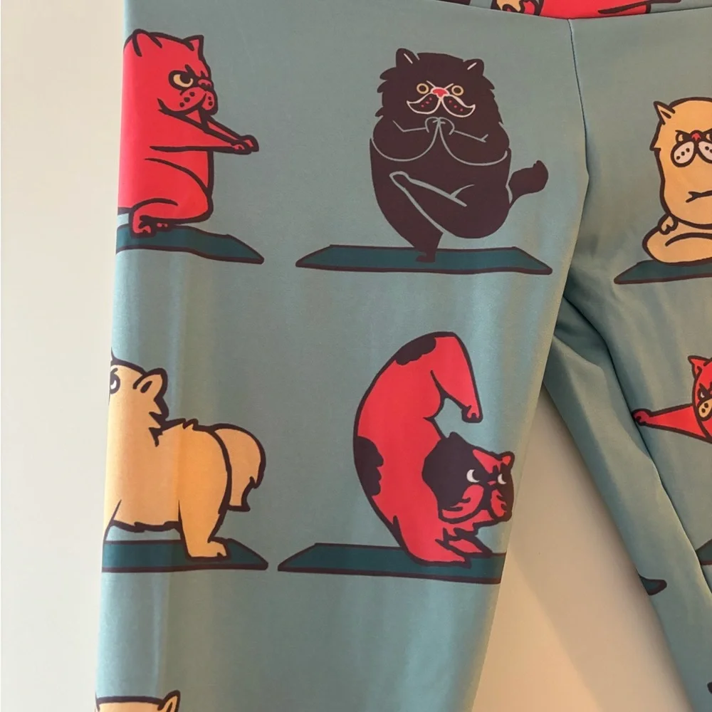 Yoga cat leggings society 6 - Picture 4 of 6